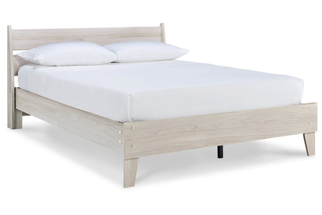Socalle Natural Queen Platform Bed from Ashley - Luna Furniture