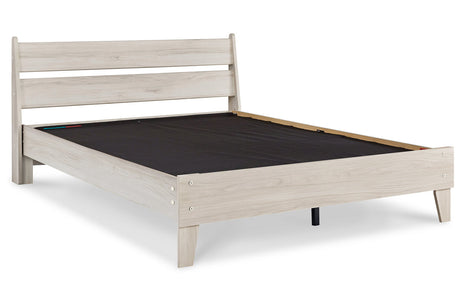 Socalle Natural Queen Platform Bed from Ashley - Luna Furniture