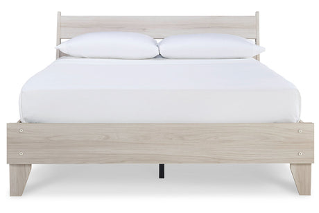 Socalle Natural Queen Platform Bed from Ashley - Luna Furniture