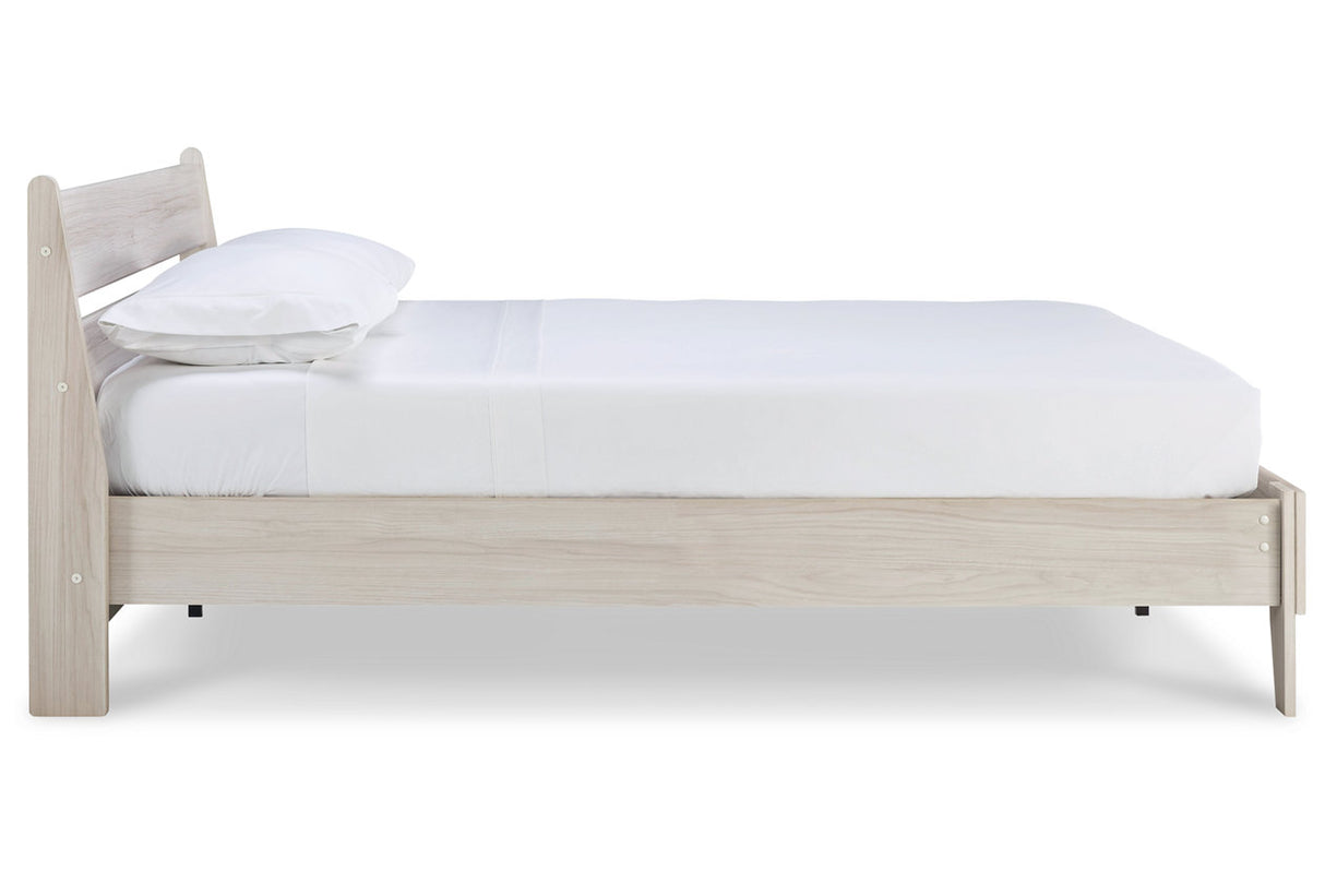 Socalle Natural Queen Platform Bed from Ashley - Luna Furniture