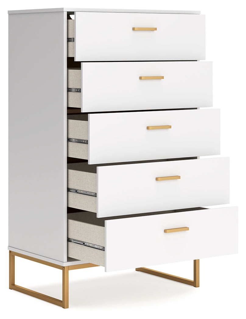 Socalle Two-tone Chest of Drawers from Ashley - Luna Furniture