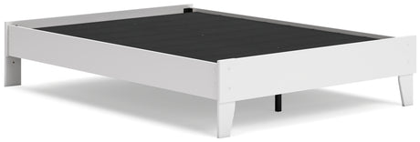 Socalle Two-tone Full Platform Base Bed from Ashley - Luna Furniture
