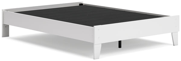 Socalle Two-tone Full Platform Base Bed