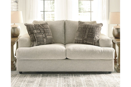 Soletren Stone Loveseat from Ashley - Luna Furniture