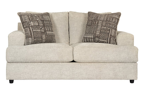 Soletren Stone Loveseat from Ashley - Luna Furniture