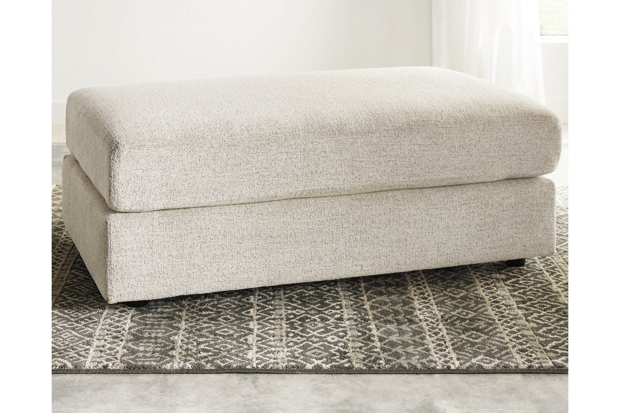 Soletren Stone Oversized Ottoman from Ashley - Luna Furniture