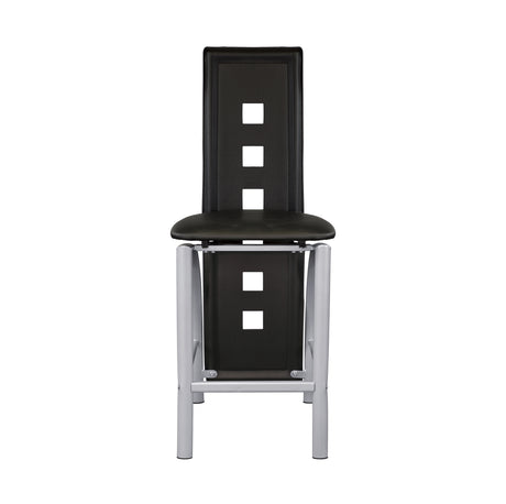 Sona Black/Silver Counter Height Set from Homelegance - Luna Furniture