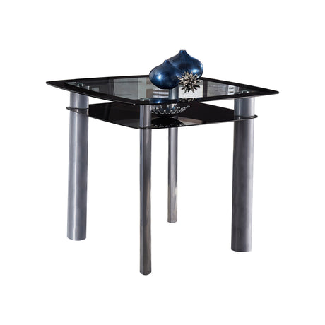 Sona Black/Silver Counter Height Table from Homelegance - Luna Furniture