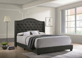 Sonoma Gray Camel Back Eastern King Bed from Coaster - Luna Furniture