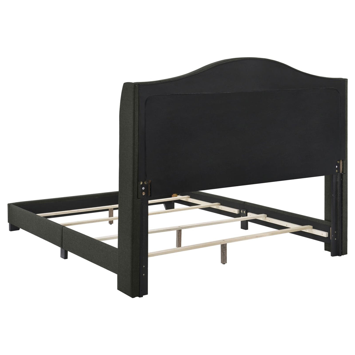 Sonoma Gray Camel Back Queen Bed from Coaster - Luna Furniture