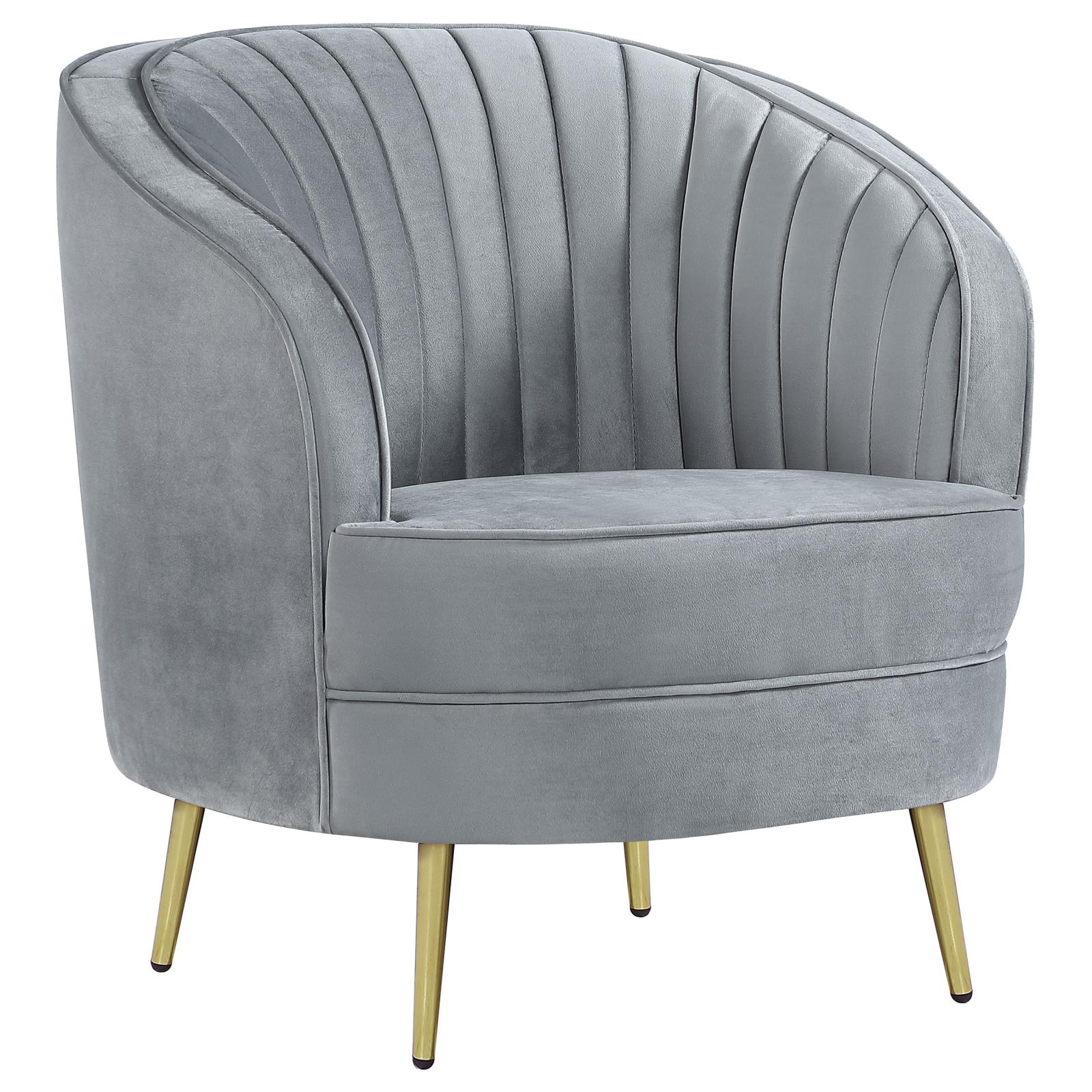Coaster Sophia 3-piece Upholstered Living Room Set with Camel Back