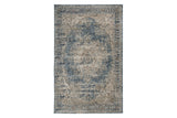 South Blue/Beige 5' x 7' Rug from Ashley Furniture - Luna Furniture