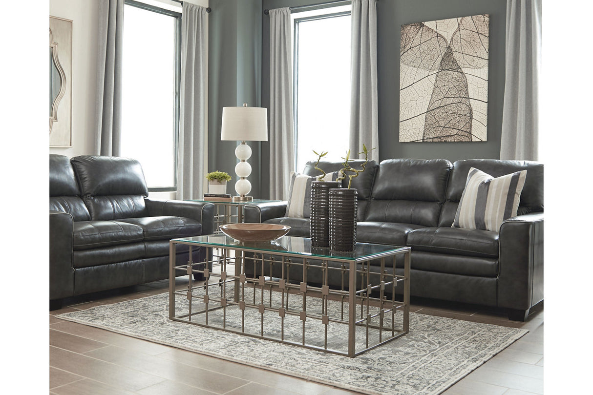 South Blue/Beige 8' x 10' Rug from Ashley Furniture - Luna Furniture