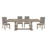 Southlake Brownish Gray Extendable Dining Set from Homelegance - Luna Furniture