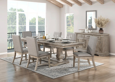 Southlake Brownish Gray Extendable Dining Table from Homelegance - Luna Furniture