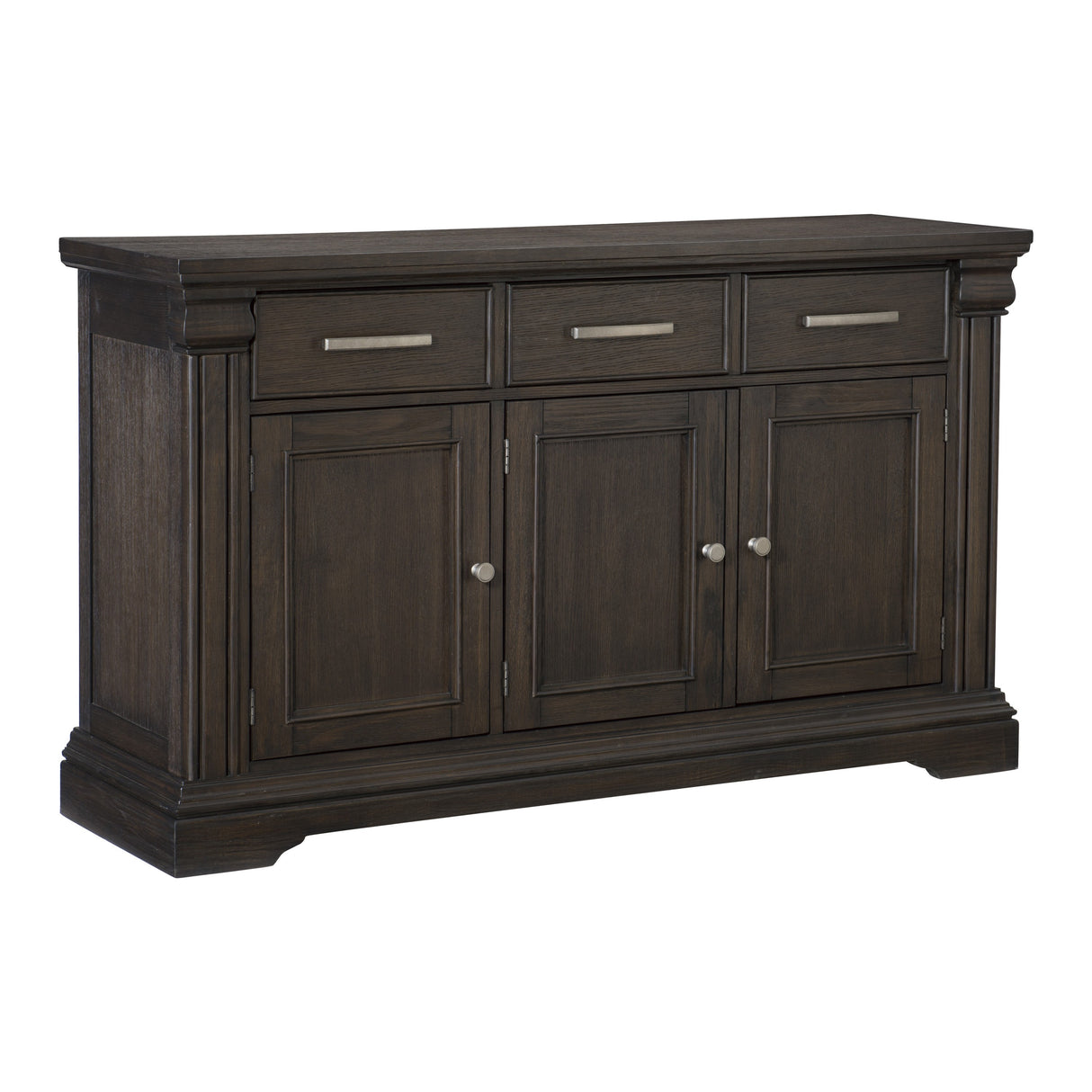 Southlake Wire Brushed Rustic Brown Server from Homelegance - Luna Furniture