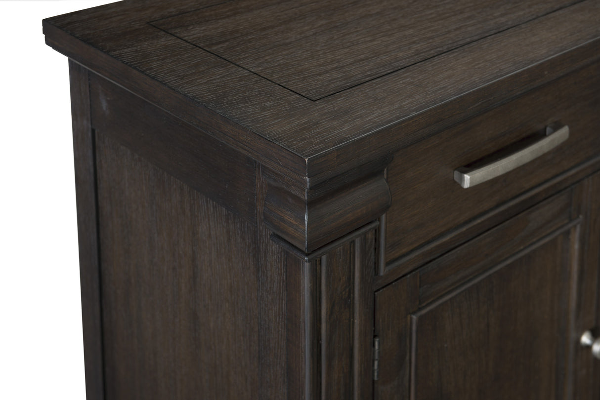 Southlake Wire Brushed Rustic Brown Server from Homelegance - Luna Furniture
