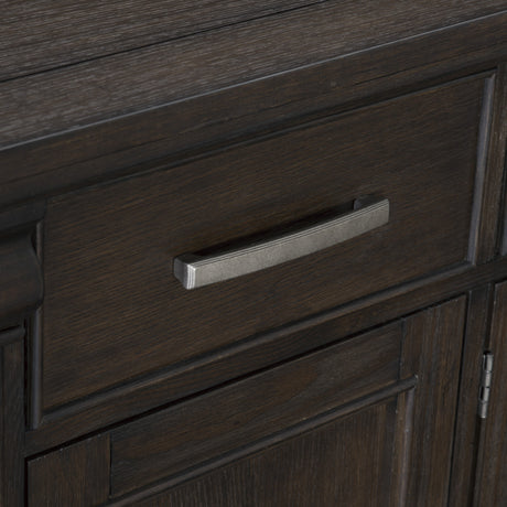 Southlake Wire Brushed Rustic Brown Server from Homelegance - Luna Furniture