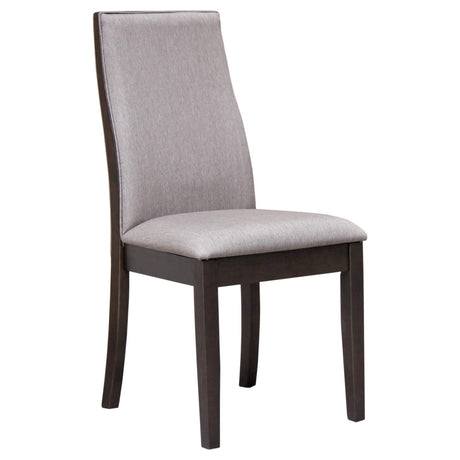 Spring Creek Gray Upholstered Side Chairs, Set of 2 from Coaster - Luna Furniture