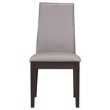 Spring Creek Gray Upholstered Side Chairs, Set of 2 from Coaster - Luna Furniture