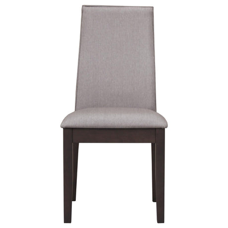 Spring Creek Gray Upholstered Side Chairs, Set of 2 from Coaster - Luna Furniture