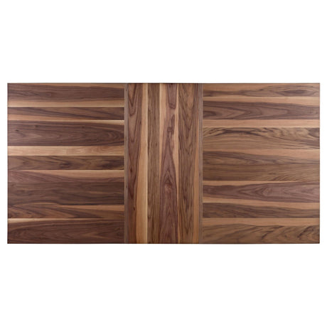 Spring Creek Natural Walnut Dining Table with Extension Leaf from Coaster - Luna Furniture