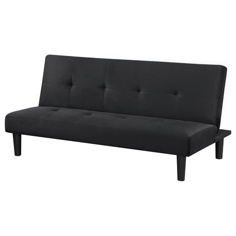 Stanford Black Multipurpose Upholstered Tufted Convertible Sofa Bed from Coaster - Luna Furniture