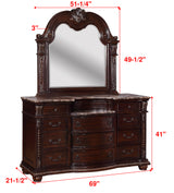 Stanley Cherry Brown Dresser from Crown Mark - Luna Furniture