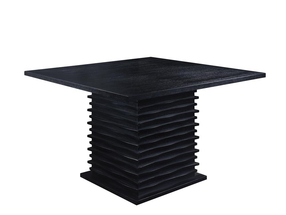 Stanton Black Square Counter Table from Coaster - Luna Furniture