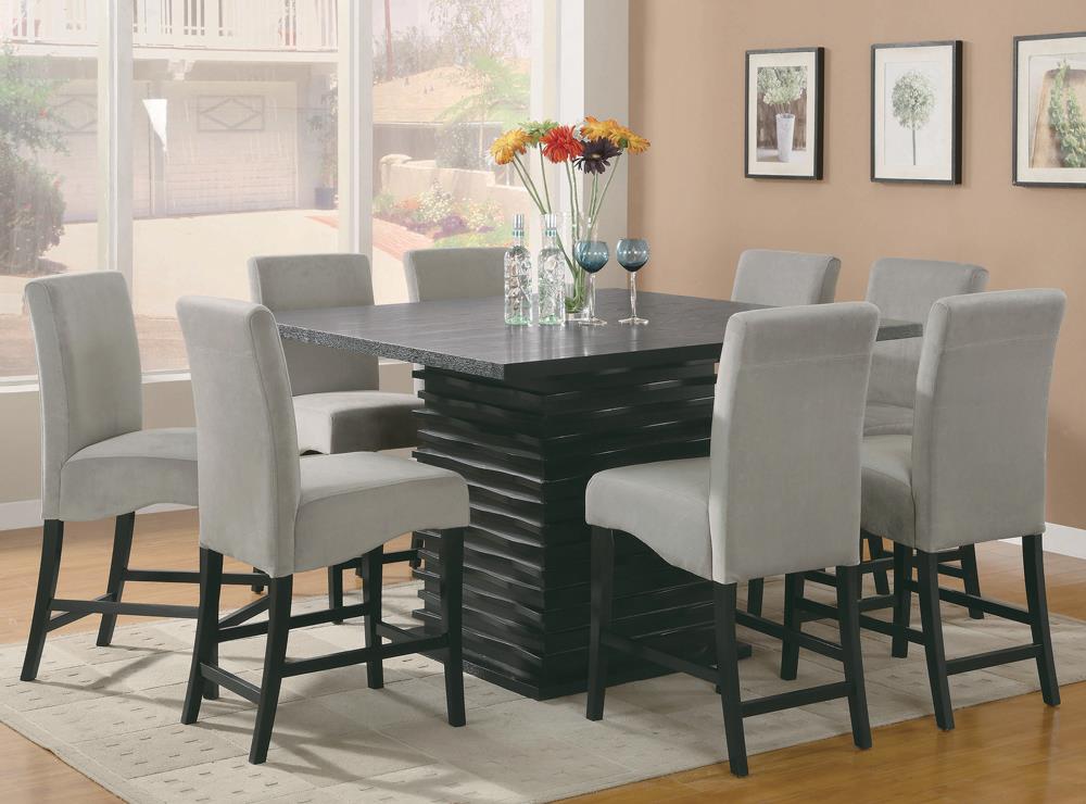 Stanton Black Square Counter Table from Coaster - Luna Furniture
