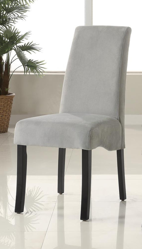 Stanton Gray Upholstered Side Chairs, Set of 2 from Coaster - Luna Furniture