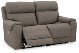 Starbot Fossil 2-Piece Power Reclining Sectional Loveseat from Ashley - Luna Furniture