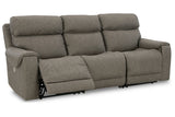 Starbot Fossil 3-Piece Power Reclining Sectional Sofa from Ashley - Luna Furniture