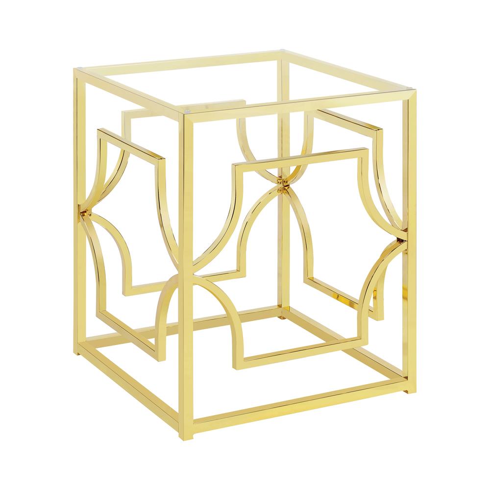 Starlight Brass Dining Table Base from Coaster - Luna Furniture