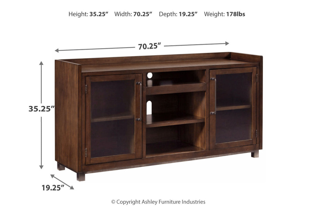 Starmore Brown 70" TV Stand from Ashley - Luna Furniture