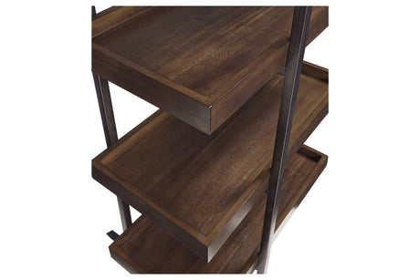 Starmore Brown/Gunmetal 3-Piece Entertainment Center from Ashley - Luna Furniture