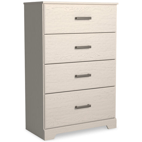 Stelsie White Chest of Drawers from Ashley - Luna Furniture