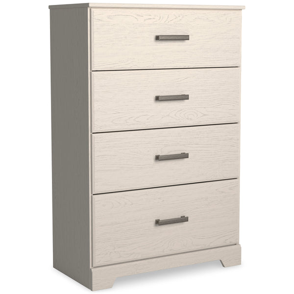 Stelsie White Chest of Drawers