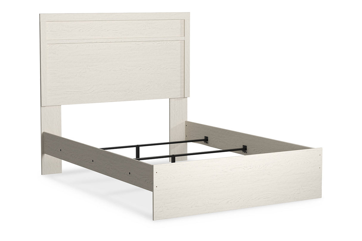 Stelsie White Full Panel Bed from Ashley - Luna Furniture