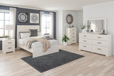 Stelsie White Full Panel Bed from Ashley - Luna Furniture