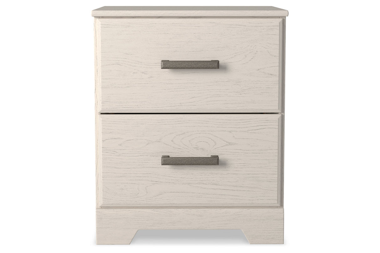 Stelsie White Nightstand from Ashley - Luna Furniture