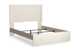 Stelsie White Queen Panel Bed from Ashley - Luna Furniture
