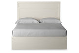 Stelsie White Queen Panel Bed from Ashley - Luna Furniture