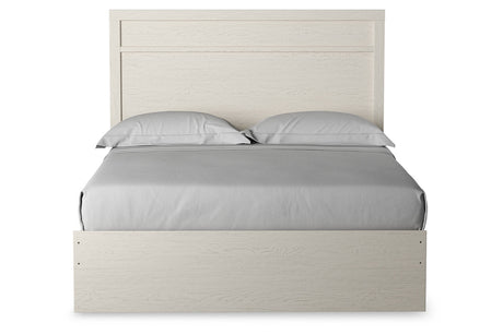 Stelsie White Queen Panel Bed from Ashley - Luna Furniture
