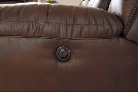 Stoneland Chocolate Power Recliner from Ashley Furniture - Luna Furniture