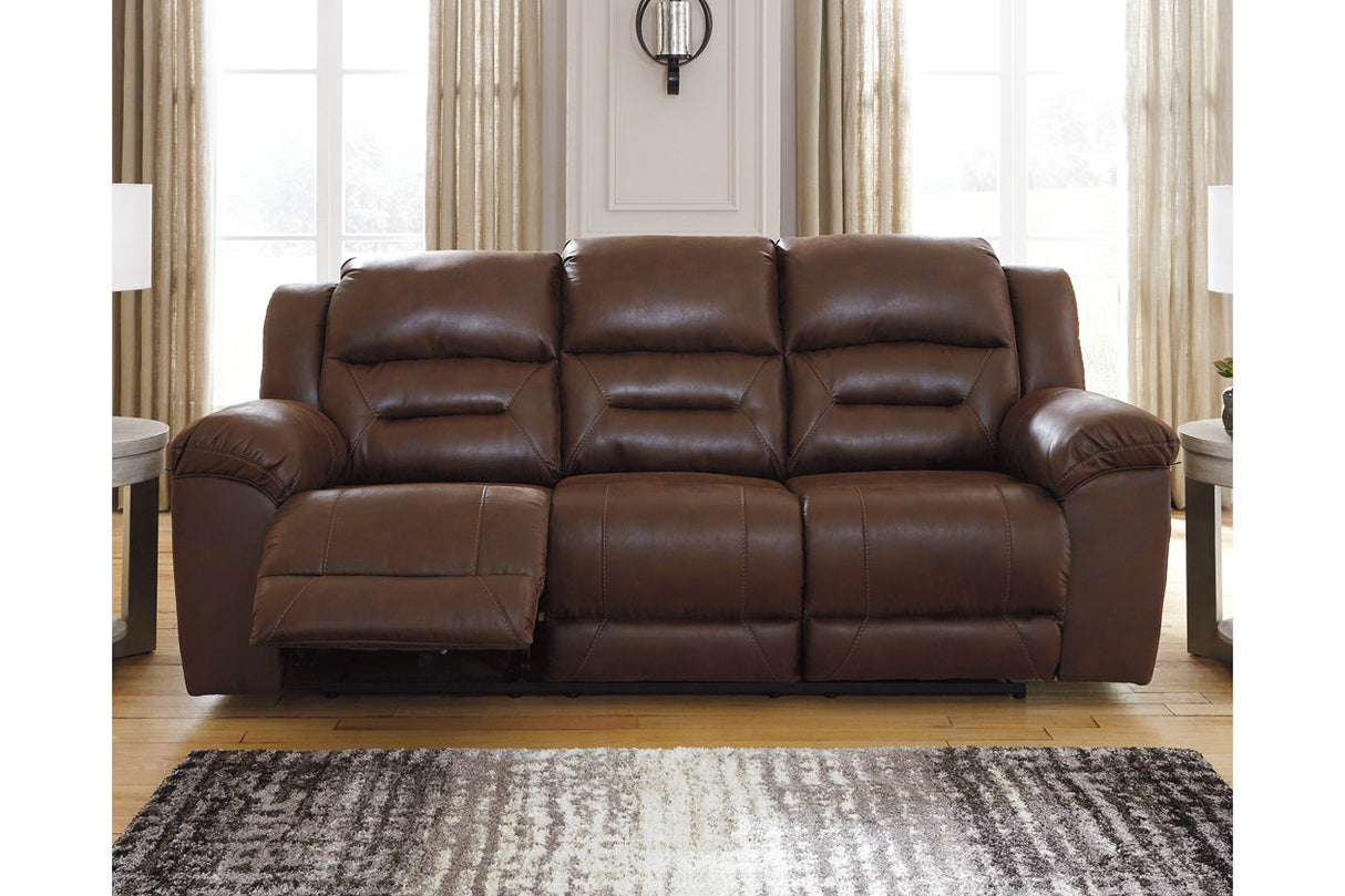 Stoneland Chocolate Power Reclining Sofa from Ashley - Luna Furniture