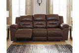 Stoneland Chocolate Power Reclining Sofa from Ashley - Luna Furniture