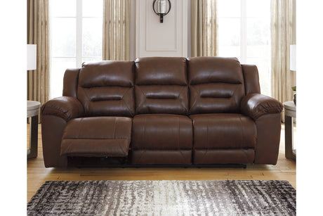 Stoneland Chocolate Power Reclining Sofa from Ashley - Luna Furniture