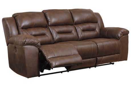 Stoneland Chocolate Power Reclining Sofa from Ashley - Luna Furniture