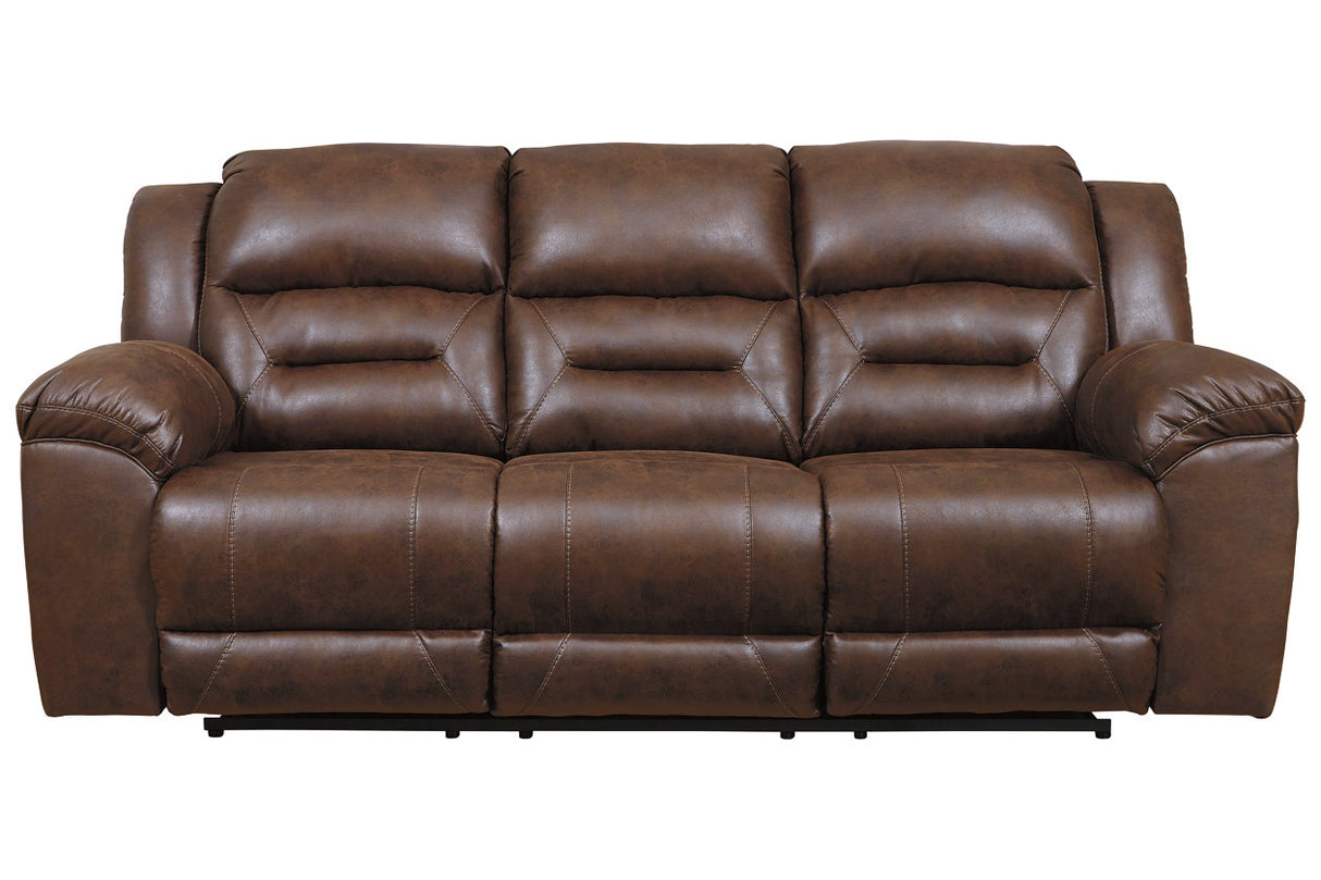 Stoneland Chocolate Power Reclining Sofa from Ashley - Luna Furniture